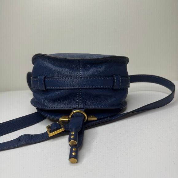 Chloé Marcie Small Saddle Tapestry Blue - Picture 5 of 16